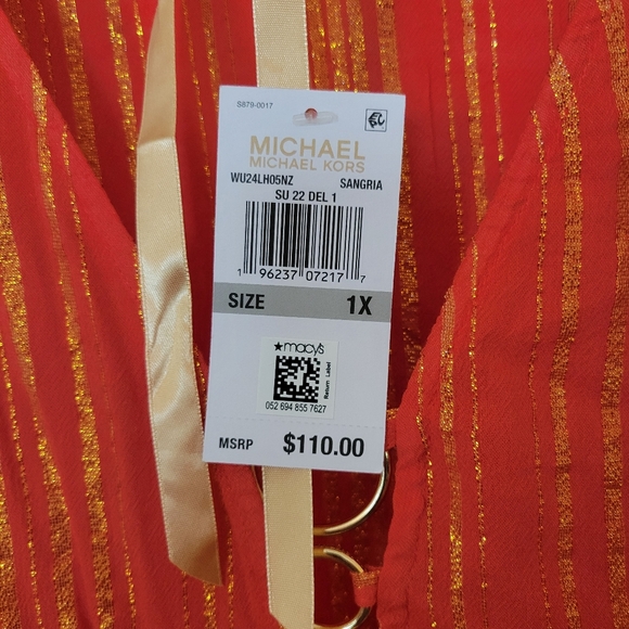 Michael Kors Metallic Striped Shirt - Picture 6 of 6